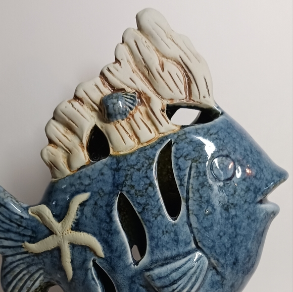 Large Ceramic Fish Figurine - Picture 6 of 6